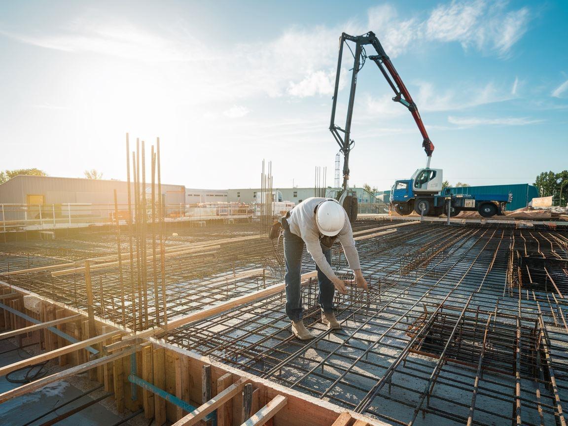 Fundamenty w fazie wiązania betonu