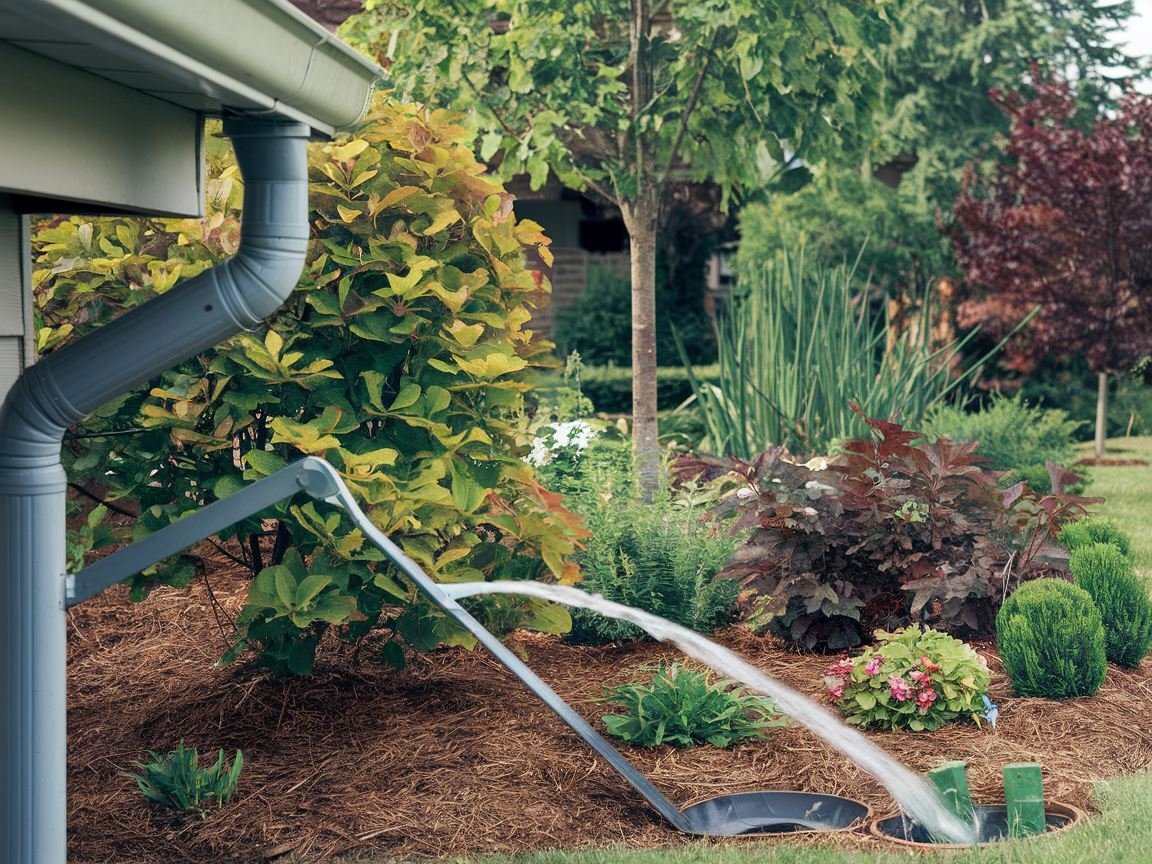 Instalacja rynnowa na budynku