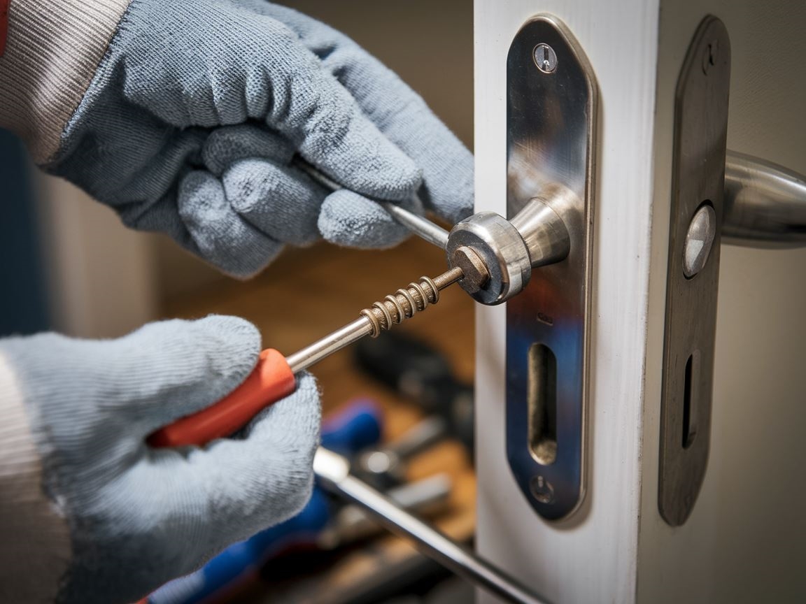 Instrukcja wyjmowania trzpienia z drzwi