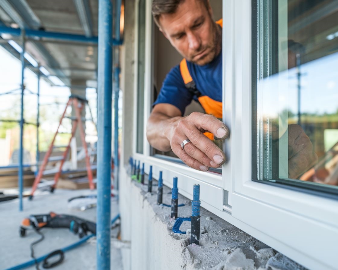 Kotwy używane do okien