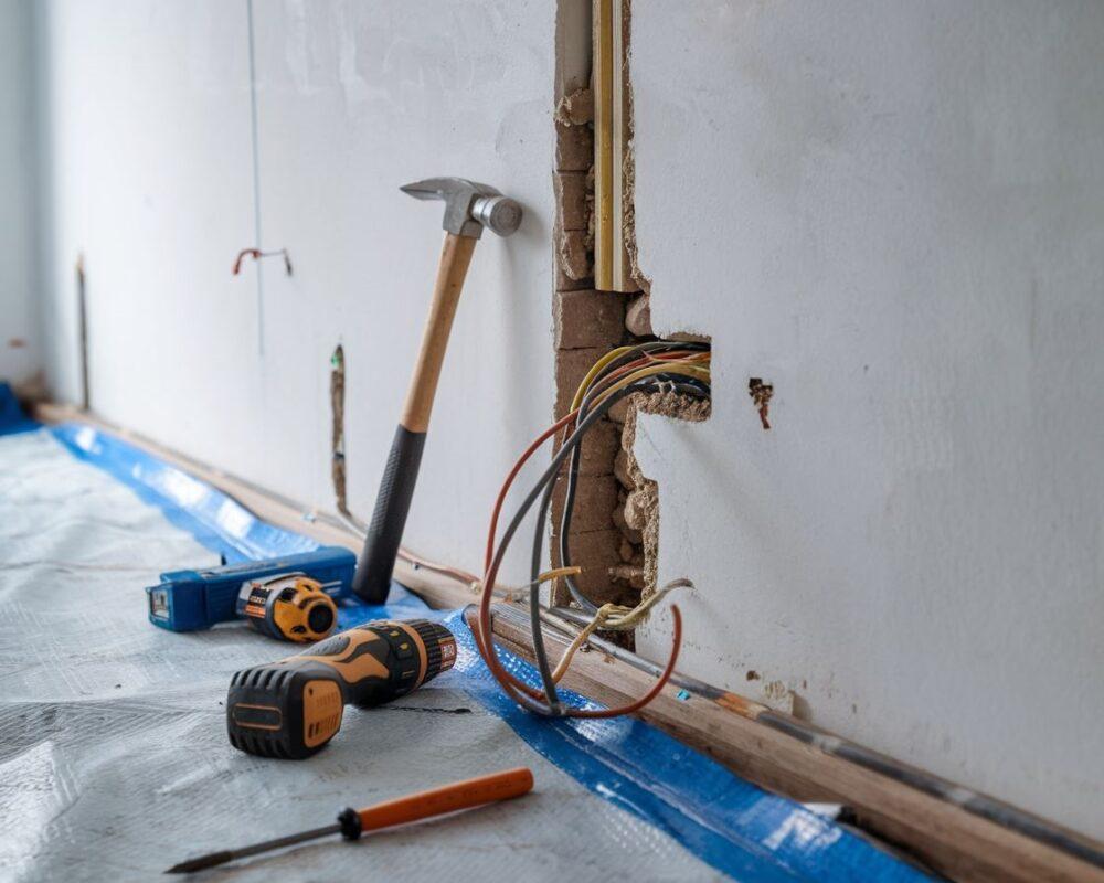 Montaż przewodów elektrycznych