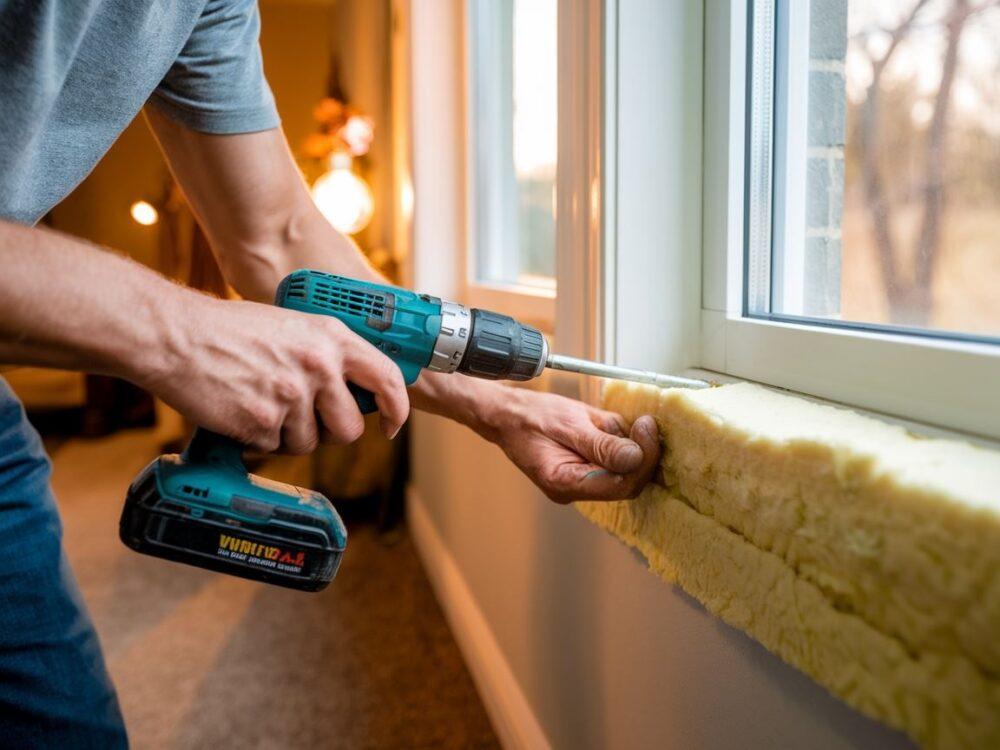 Montaż uszczelnień przy oknach