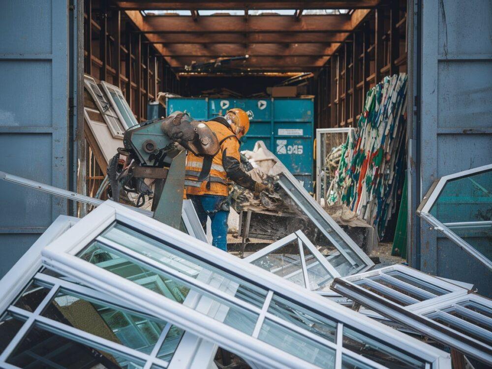 Oddawanie starych okien PVC do punktu zbiórki