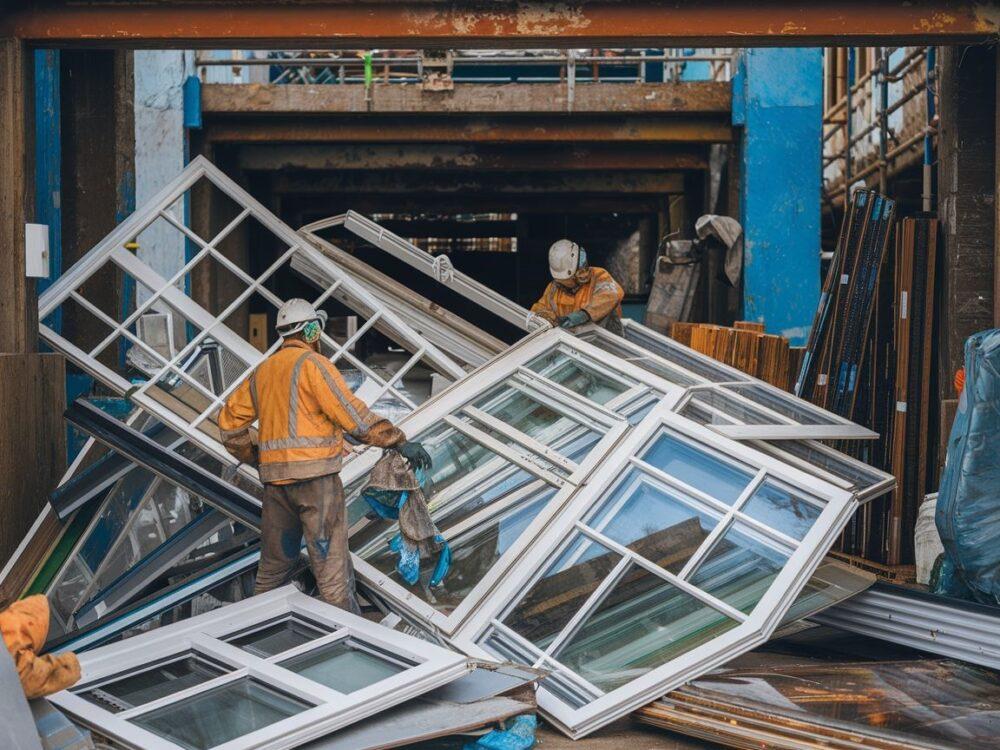 Odpady okien PCV w recyklingu