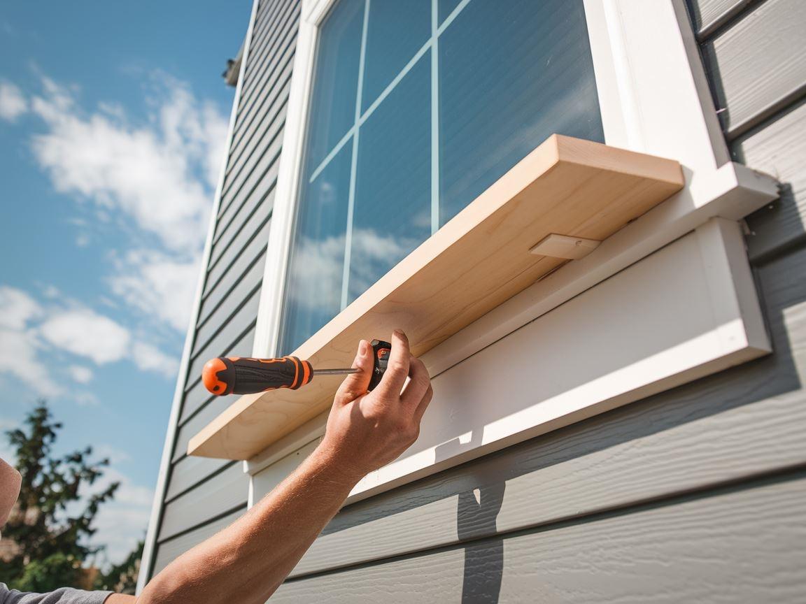 Parapet zewnętrzny w budowie