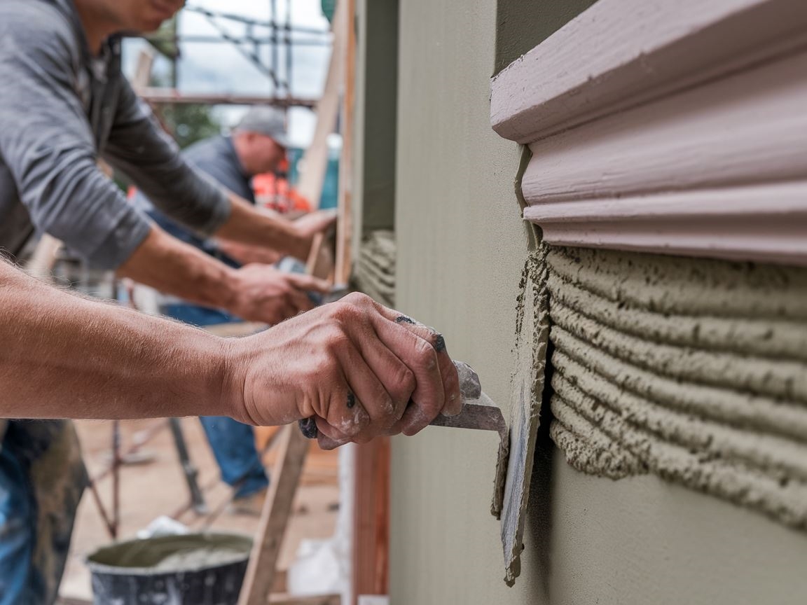 Praca wykonawców na budowie