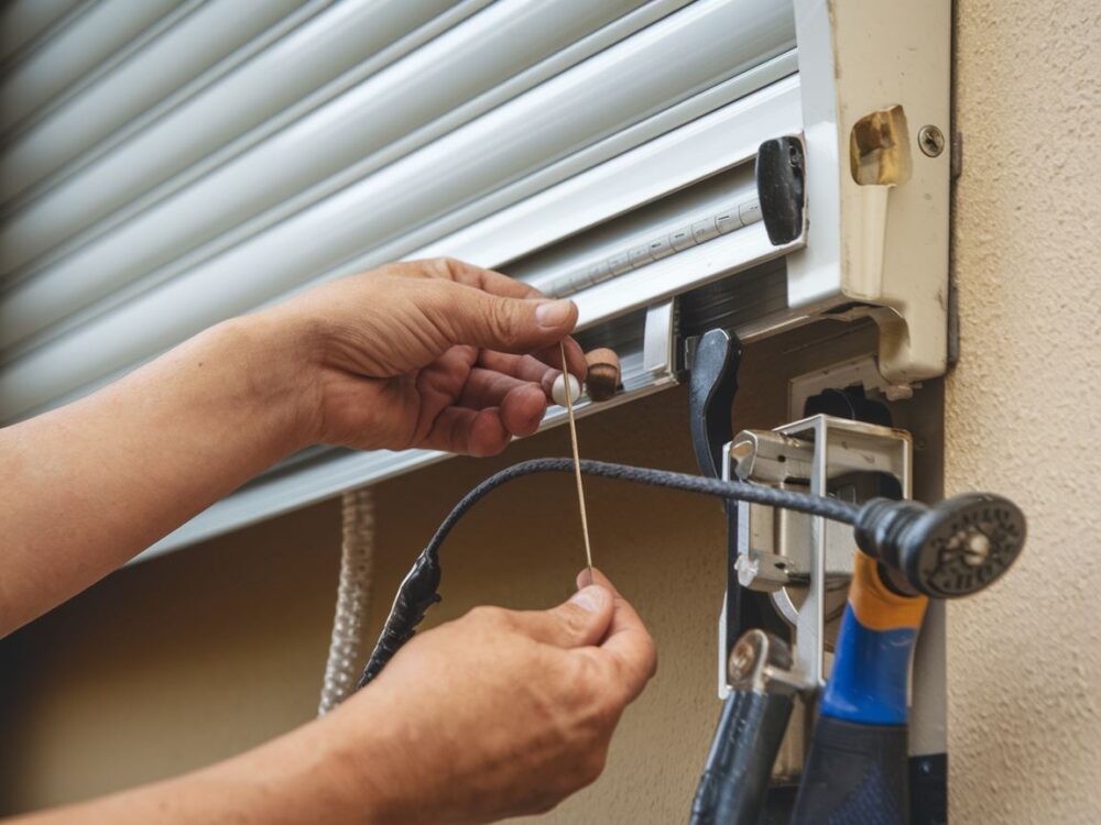 Prace naprawcze przy roletach zewnętrznych