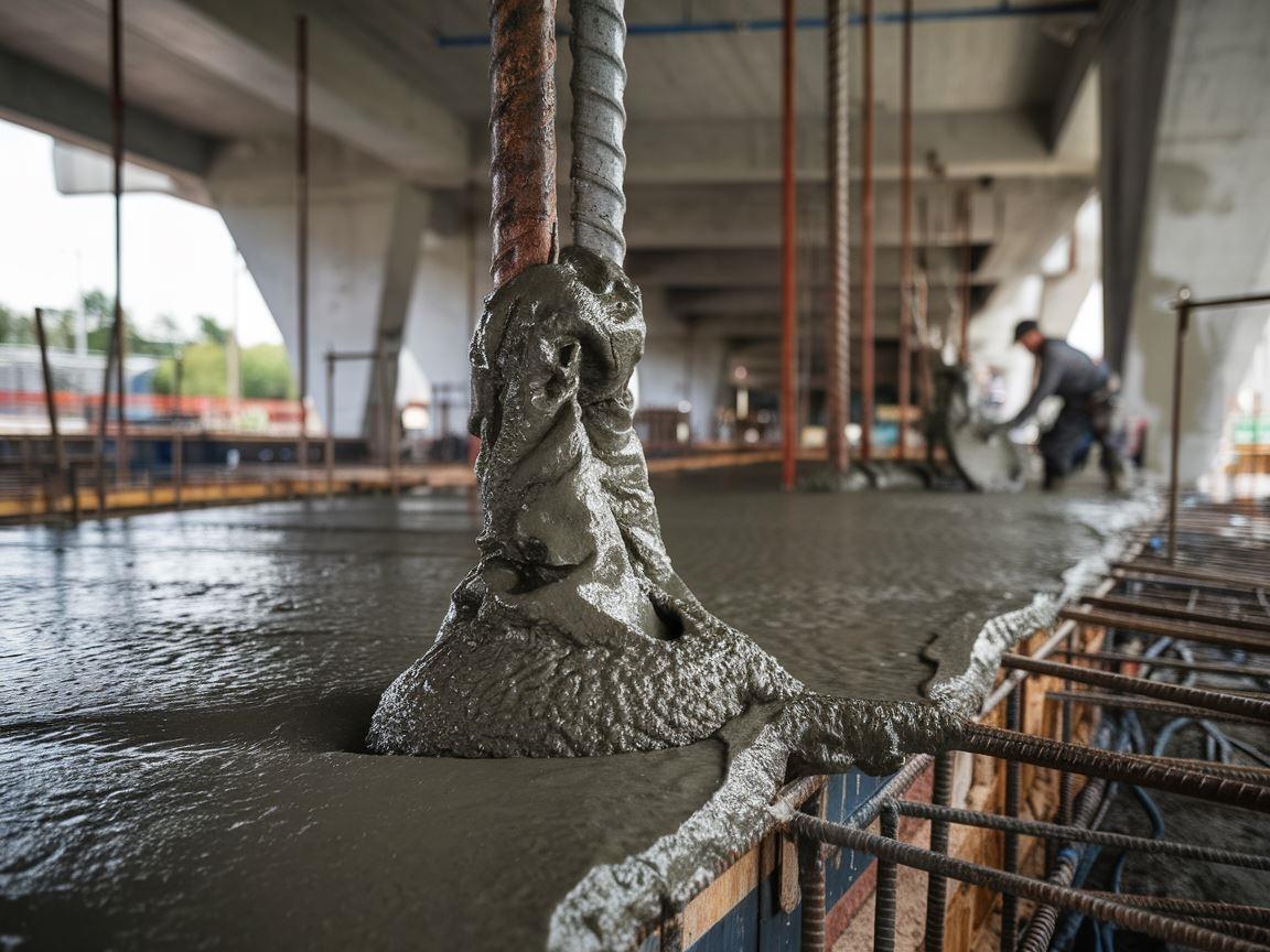 Proces schnięcia betonu