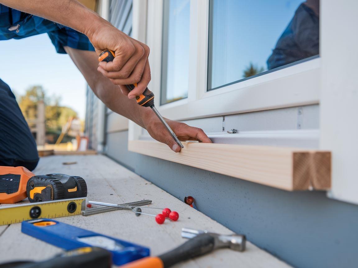 Profesjonalny montaż parapetu okiennego