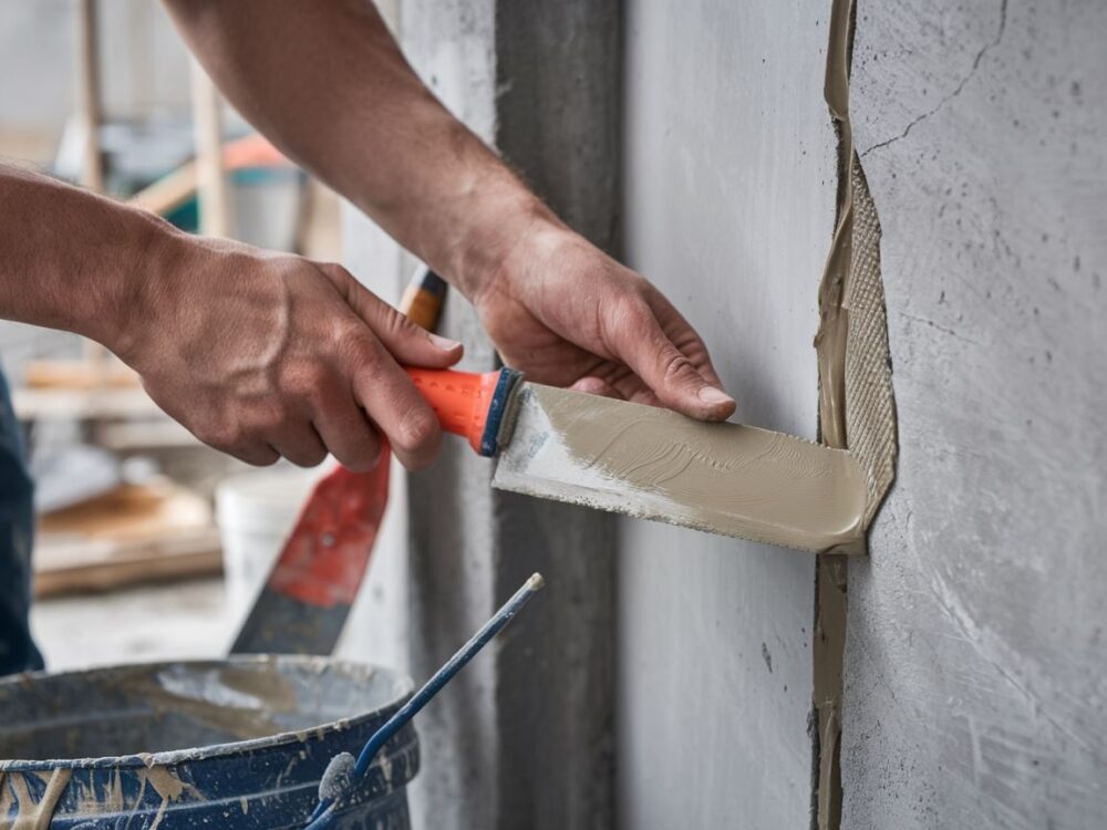 Usuwanie przecieków z betonu