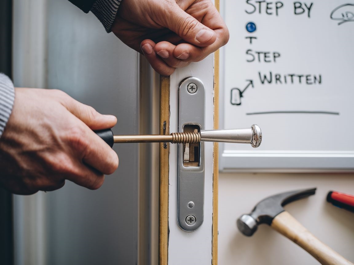 Usuwanie trzpienia z klamki