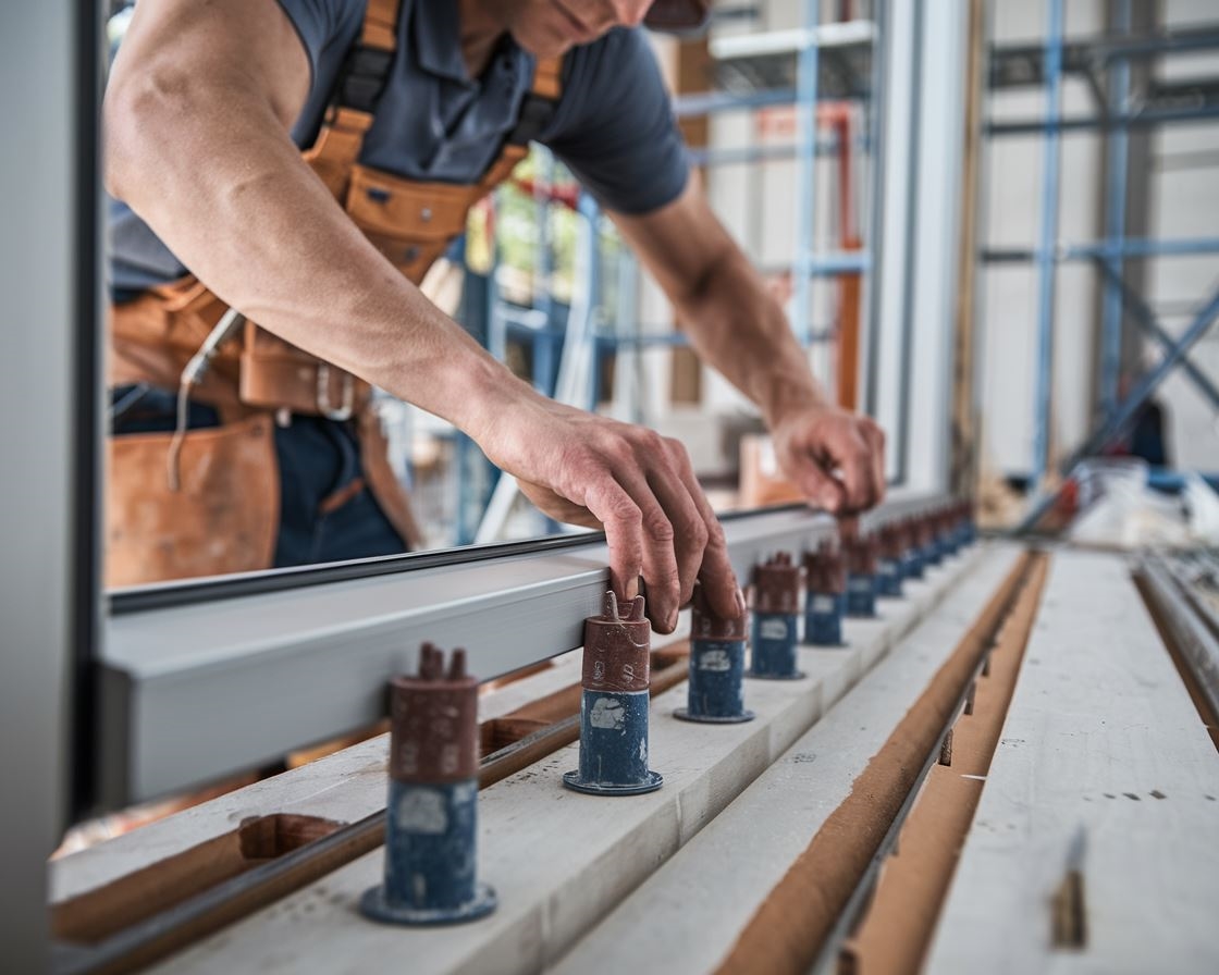 Użycie kotw do montażu okna