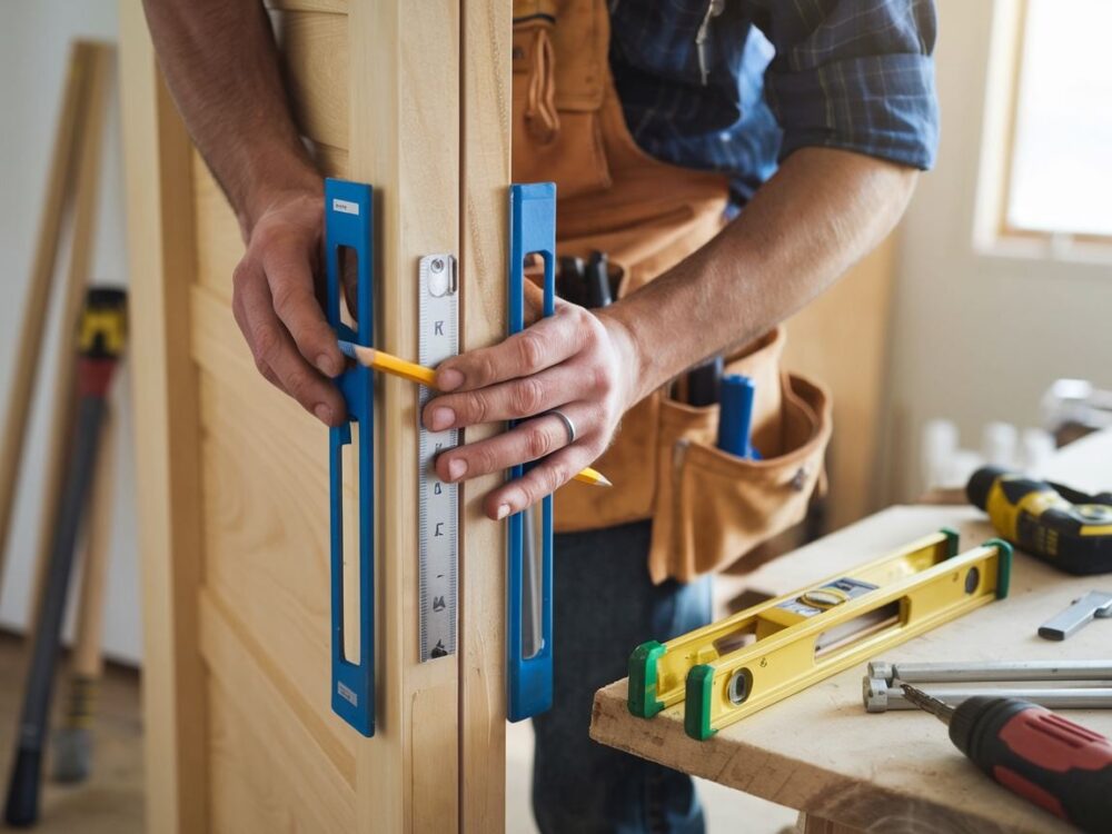 Zawiasy drzwiowe i precyzyjne mierzenie